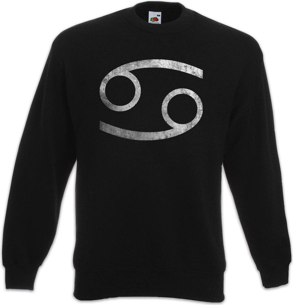Urban Backwoods Zodiac Sign Crab, Sweatshirt, Farbe: Schwarz, Größe: S