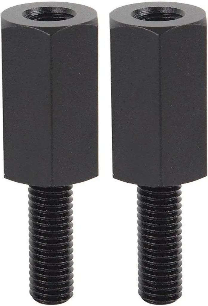 Kit réhausse siège 2 pouces pour visibilité accrue, métal noir x2