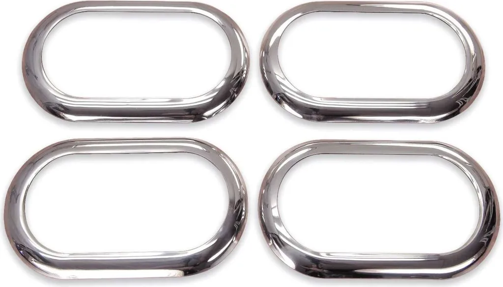 Poignée de Porte Intérieur Inox Chrome Dacia Duster - Lot de 4 Pièces