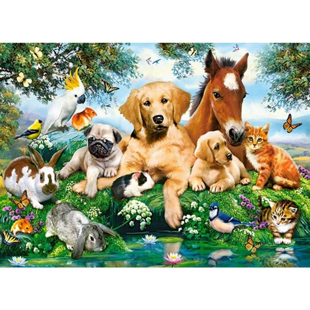 CASTORLAND Puzzle Sommerfreunde 200 Teile Produktbild 