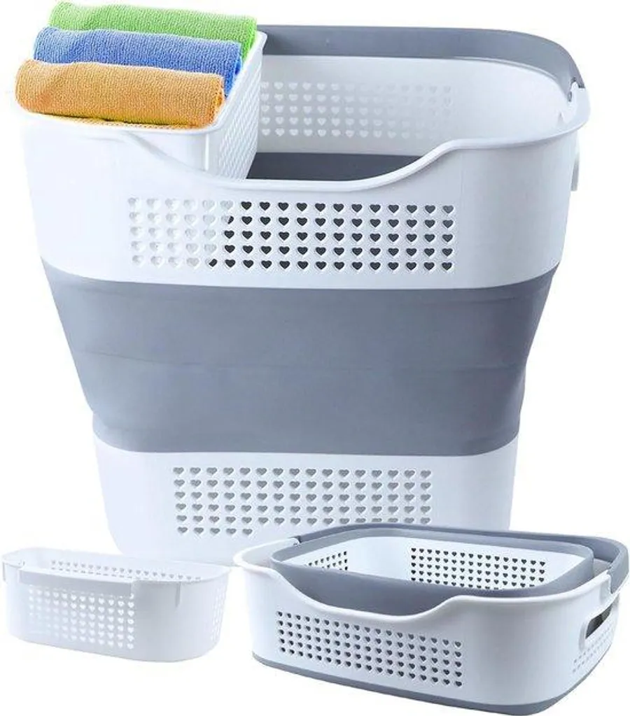 Boîte de rangement plastique spacieuse avec couvercle pop-up pratique
