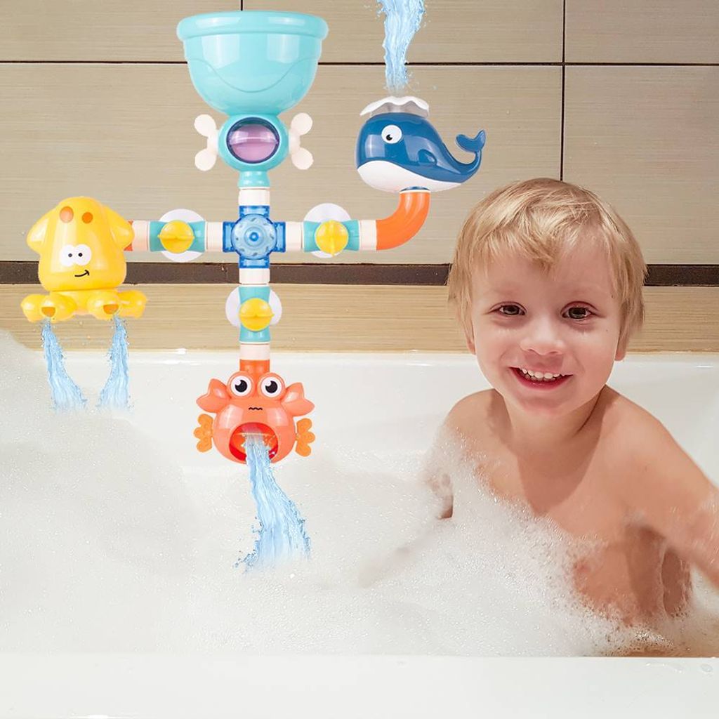 Seggiolino Da Bagno Girevole Per Bambini 6-18 Mesi - Sedile Sicuro Con Ventose Antiscivolo, Multiuso Per Vasca E Alimentazione, 32x32x28 Cm