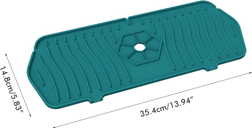 Küche Wasserhahn Waschbecken Splash Guard Silikon Wasserhahn Wasserfänger Matte Waschbecken Draining Pad hinter Wasserhahn für Küche Bad