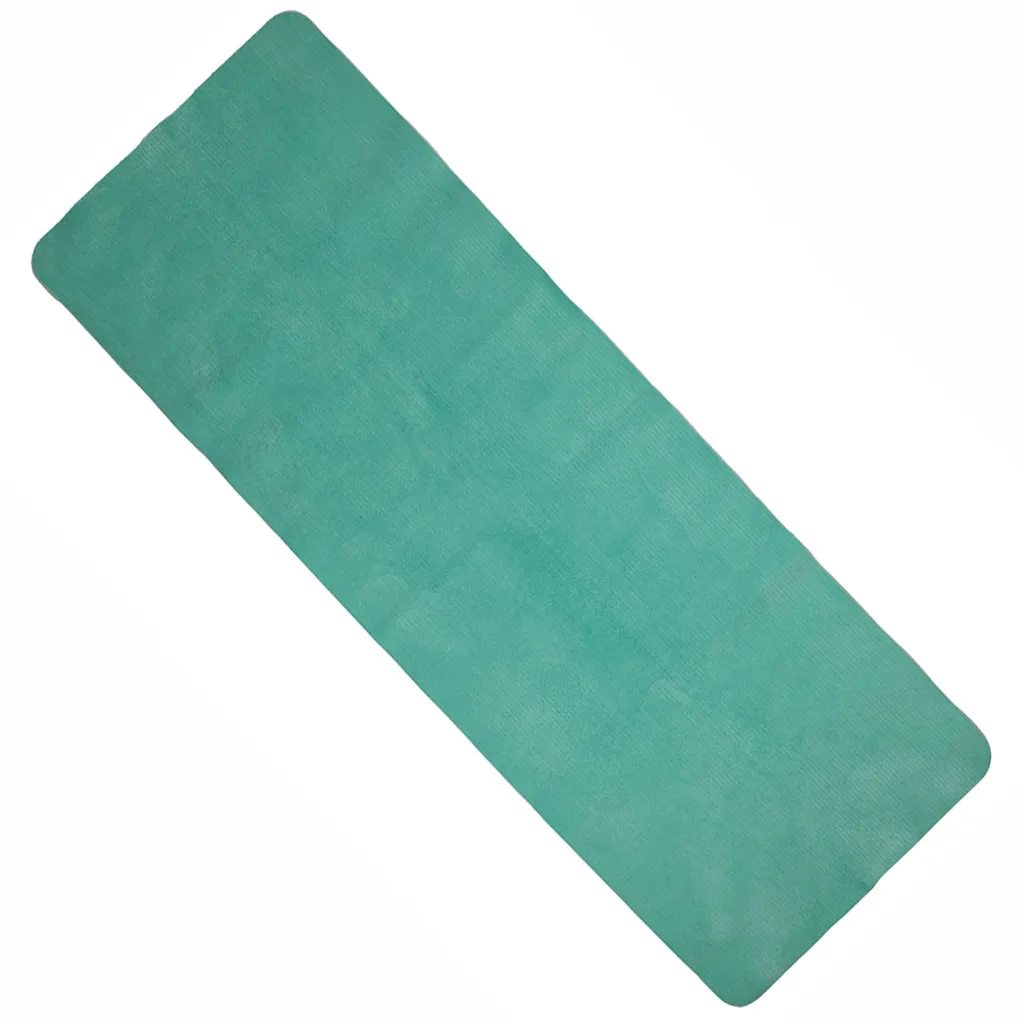 Serviette de Yoga Antiglisse YATE en TPE Vert - Évitez de Glisser 1,5mm