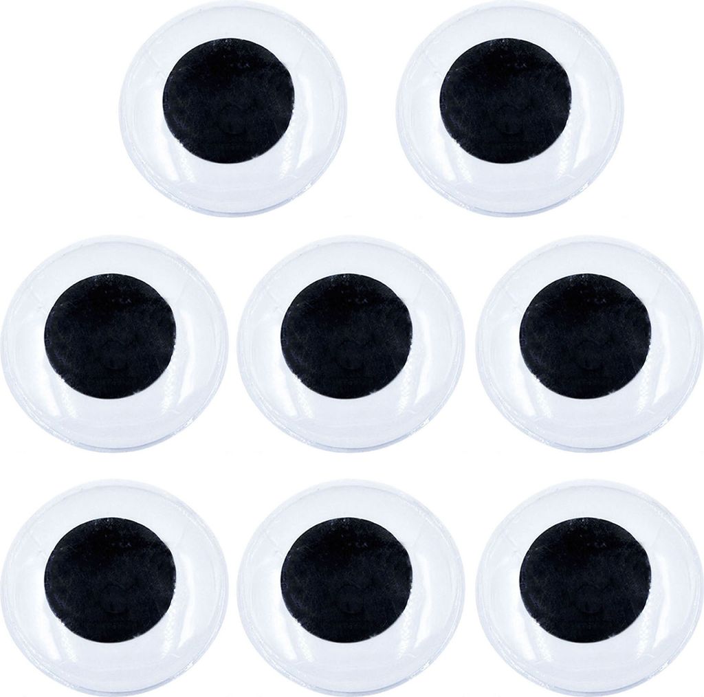 8 Stück Halloween-Augen für Büsche, große Wackelaugen, riesige Wackelaugen für Halloween, selbstklebende Augen, Aufkleber für Heimwerker, Bas...