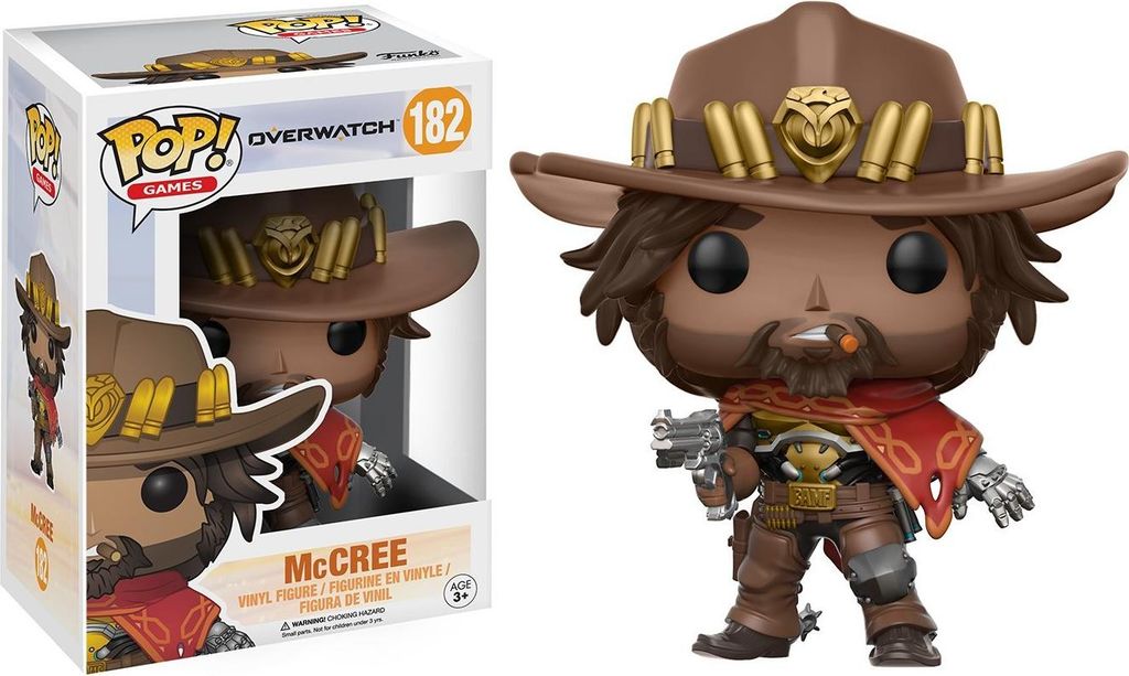 Overwatch - McCree 182 - Funko Pop - Figurine en vinyle Image du produit 
