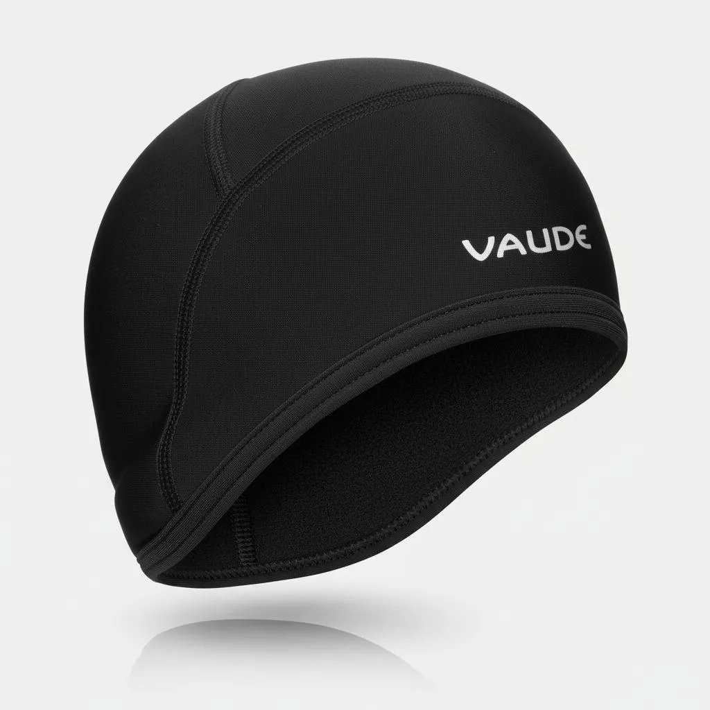 VAUDE Bike Warm Cap - Bonnet Sous-Casque Vélo Hiver Black White XS