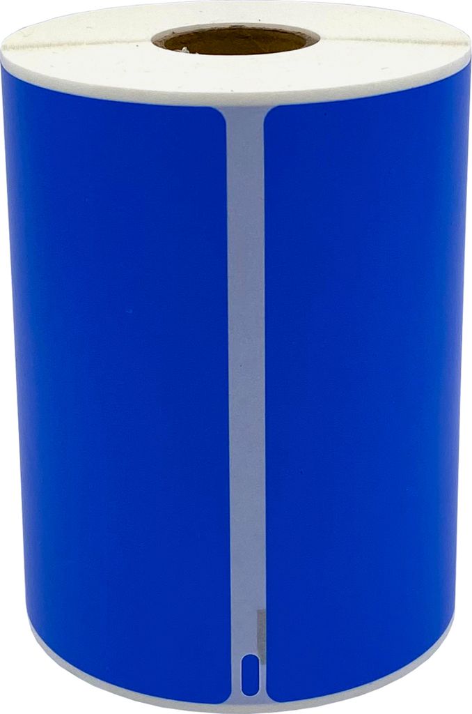 DULA Etiketten - Kompatibel mit Dymo Compatible labels - Blauw - S0904980 - Grote verzendetiketten - 1 rol - 104 x 159 mm - 220 labels per rol