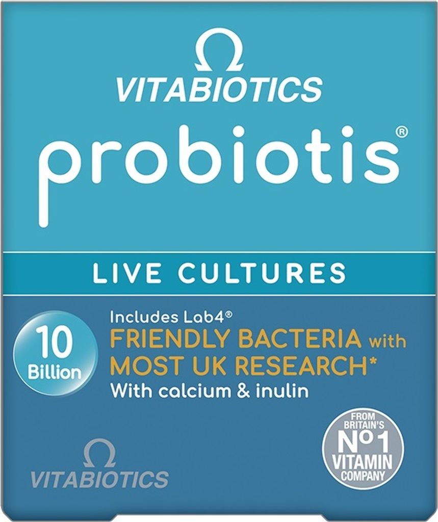 Vitabiotics Probiotis Live Cultures, 30 kapsułek