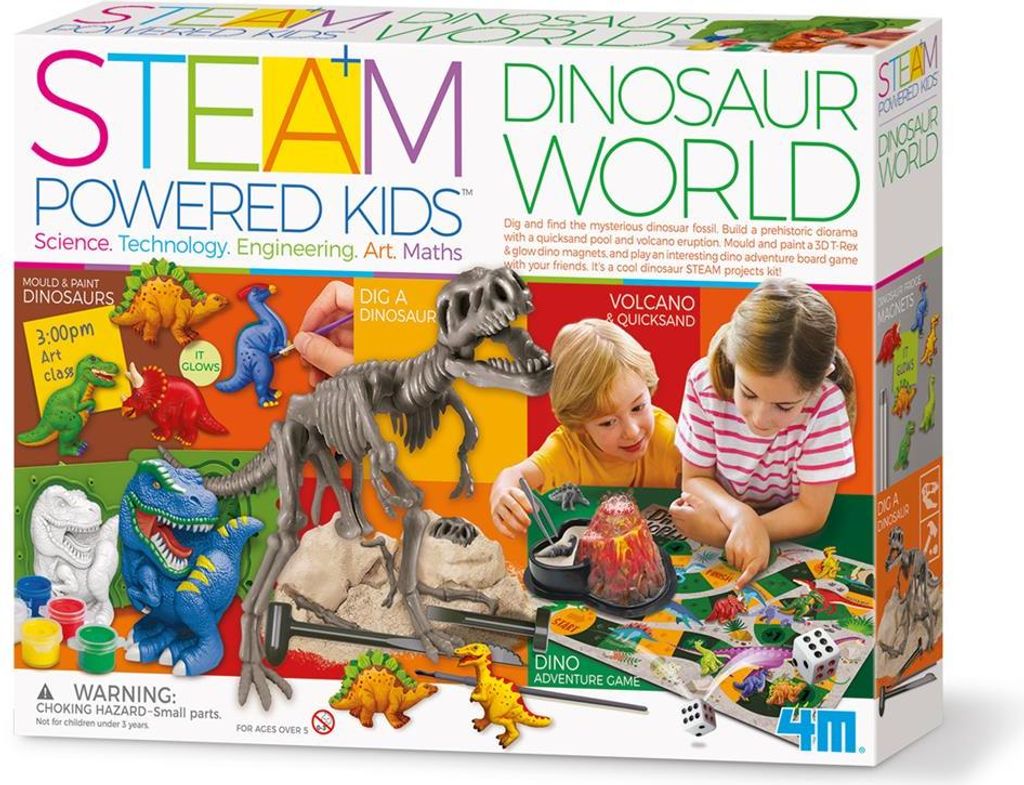 Wissenschaftsset – Welt der Dinosaurier, STEAM Kids