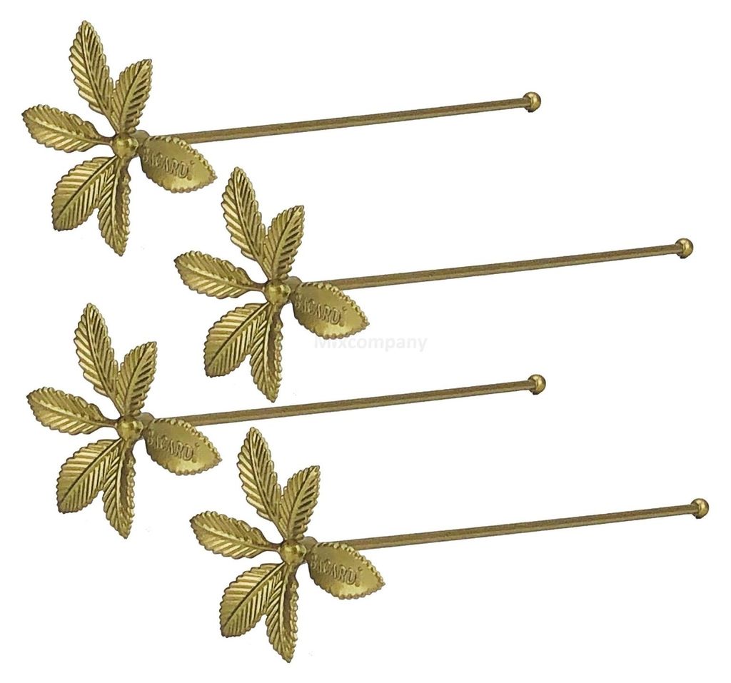 Bacardi Stirrer Rührstab für Cocktail aus Metall Palmen - Produktbild 