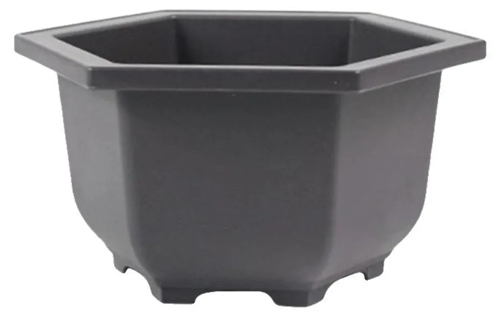 Pot d'entraînement hexagonal L modèle A en plastique léger drainage