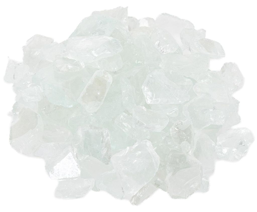 Glassteine Naturfarben 25-35mm Deko Steine 2kg Set