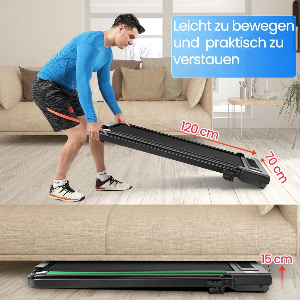 CAROMA klappbar Laufband 2,5 PS leiser Elektromotor 12 Produktbild 8