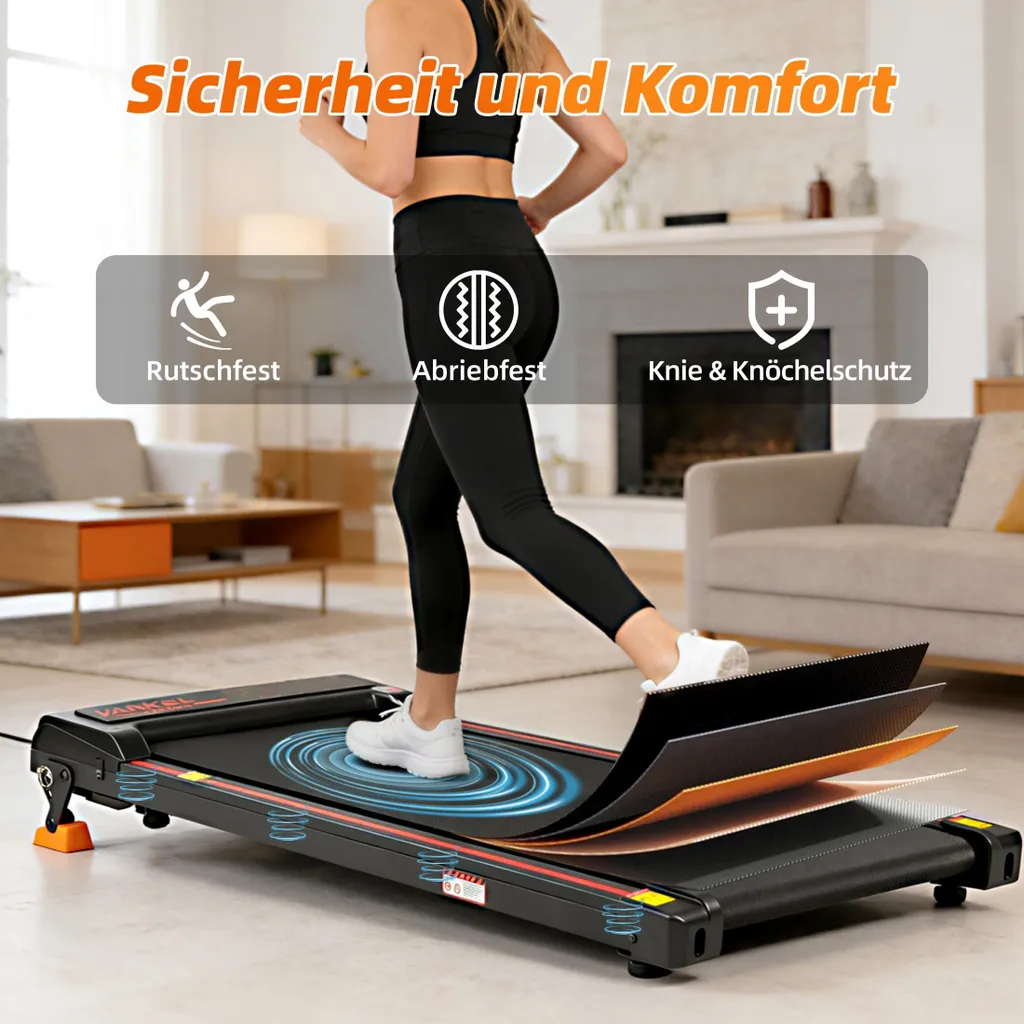 Tapis de marche pour bureau avec application et télécommande sans fil