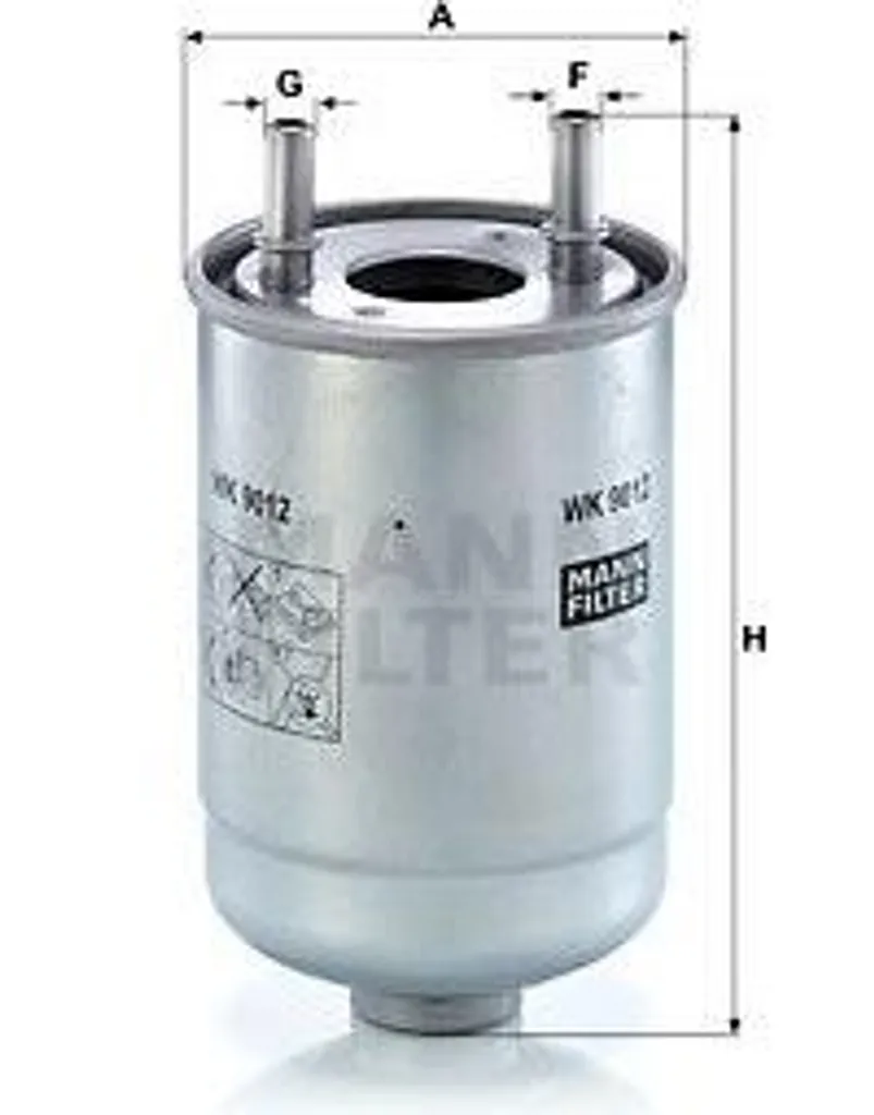 Filtre à carburant MANN-FILTER WK 9012 x pour Scenic et Megane OE 164009384R