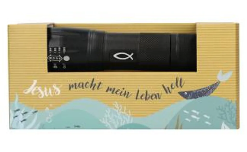 Lampe de poche religieuse avec message de foi chrétienne pour veillée
