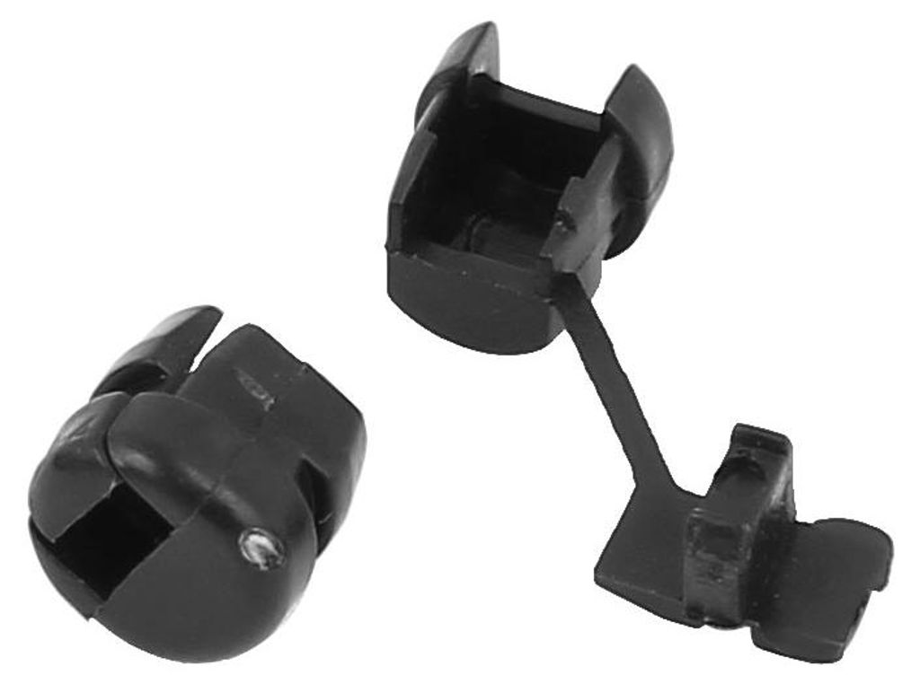 100Stk HDB-2P-4 Flach Kabel Draht Belastung Relief Busch Tš¹lle10.5mm L?nge DE de