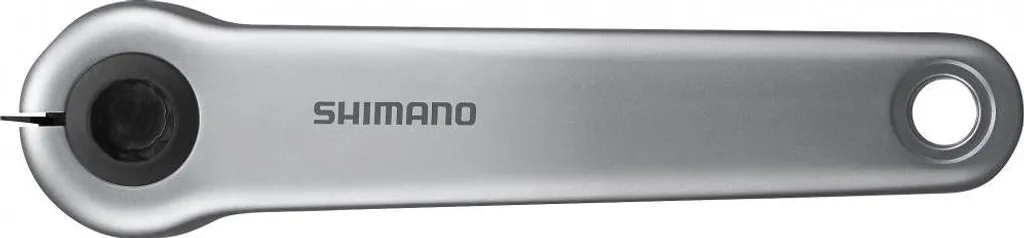 Manivelle droite Shimano Steps FC-E6100 pour vélo électrique argent