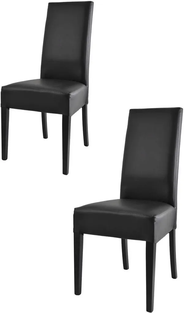 Chaises Robustes en Bois Noir : Fini les Assises Inconfortables LUISA