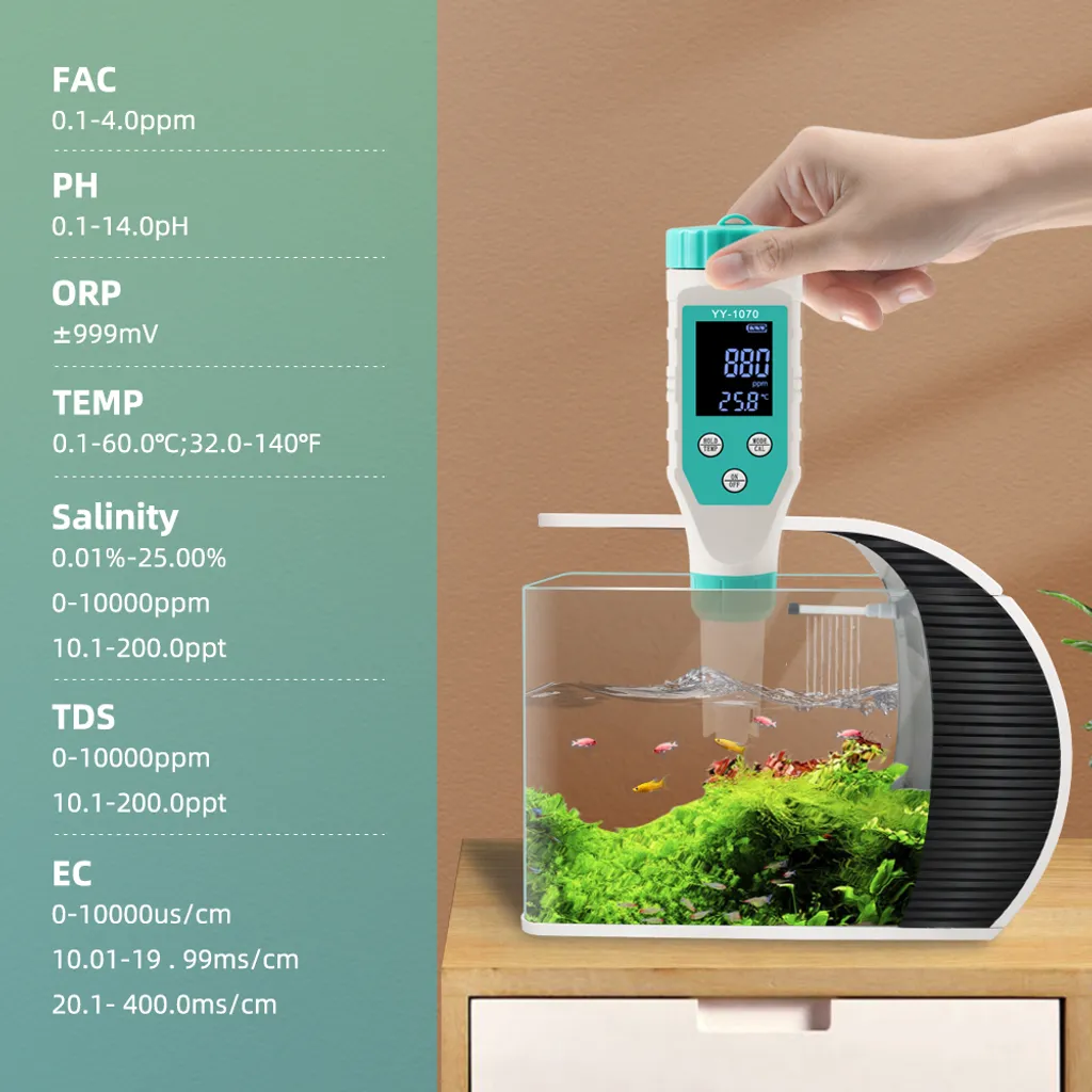 Appareil de Mesure Multi-paramètre pH EC TDS et Chlore Haute Précision
