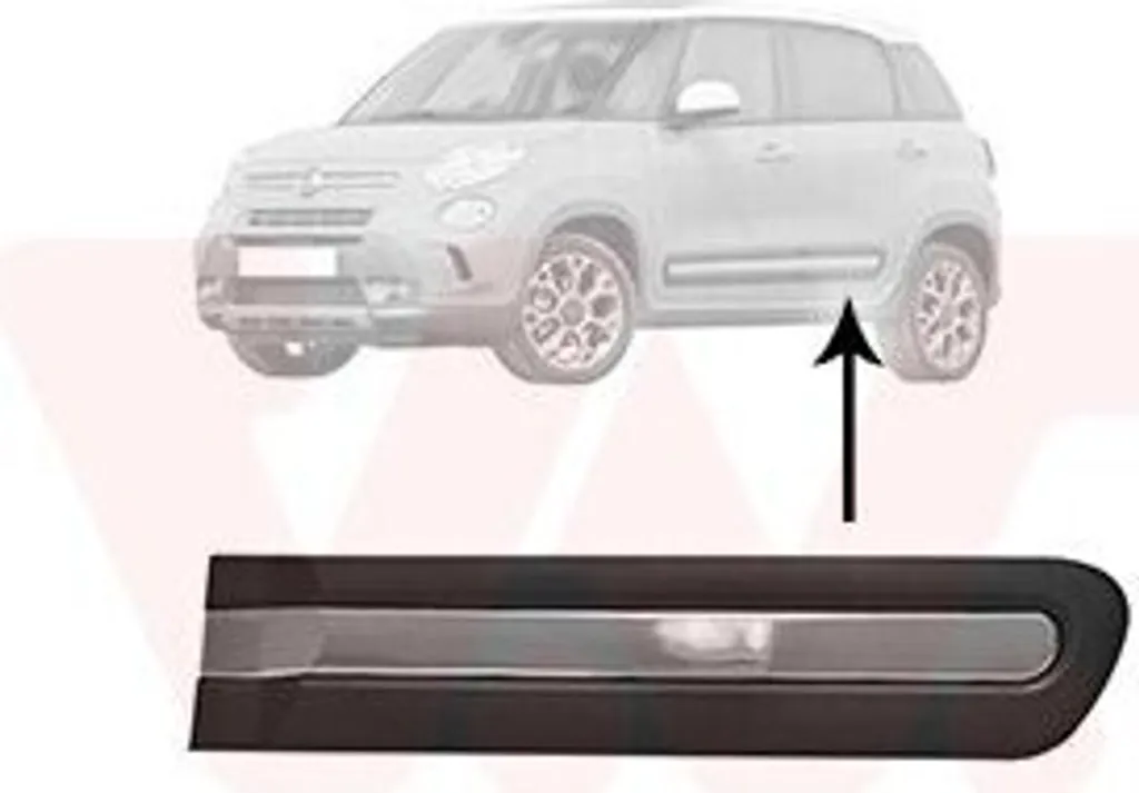 Baguette de porte arrière gauche VAN WEZEL pour FIAT 500L 1609405