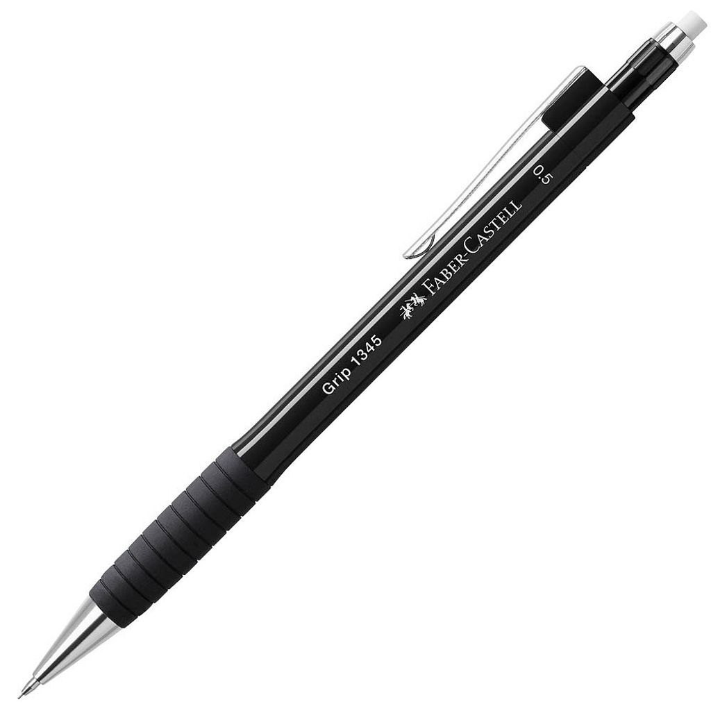 FABER-CASTELL Druckbleistift Grip 1345 0.5 mm schwarz Produktbild 
