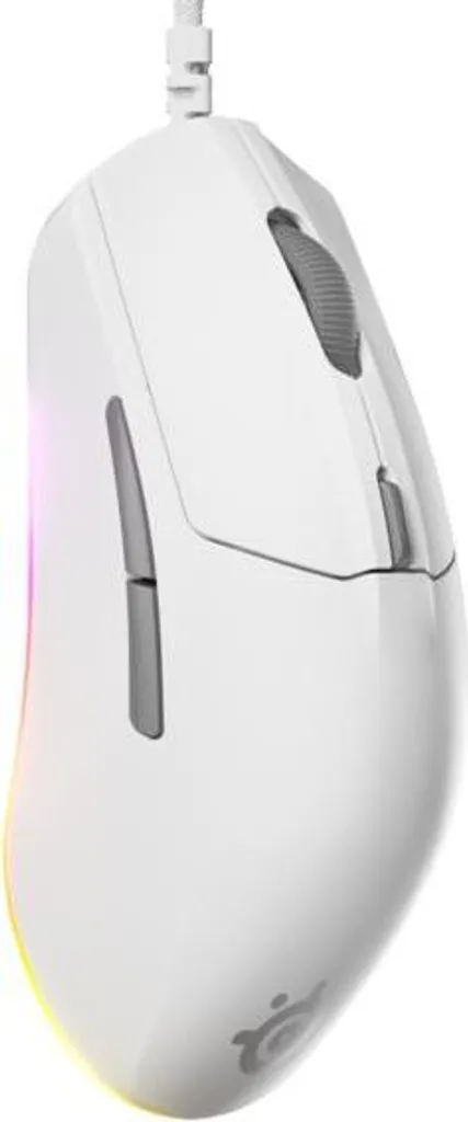 SteelSeries Rival 3 Gen 2 Souris Gaming Blanche : Fini les Lags de Clic