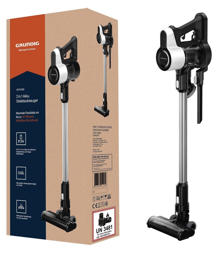 A product box and a standalone product are shown side-by-side.