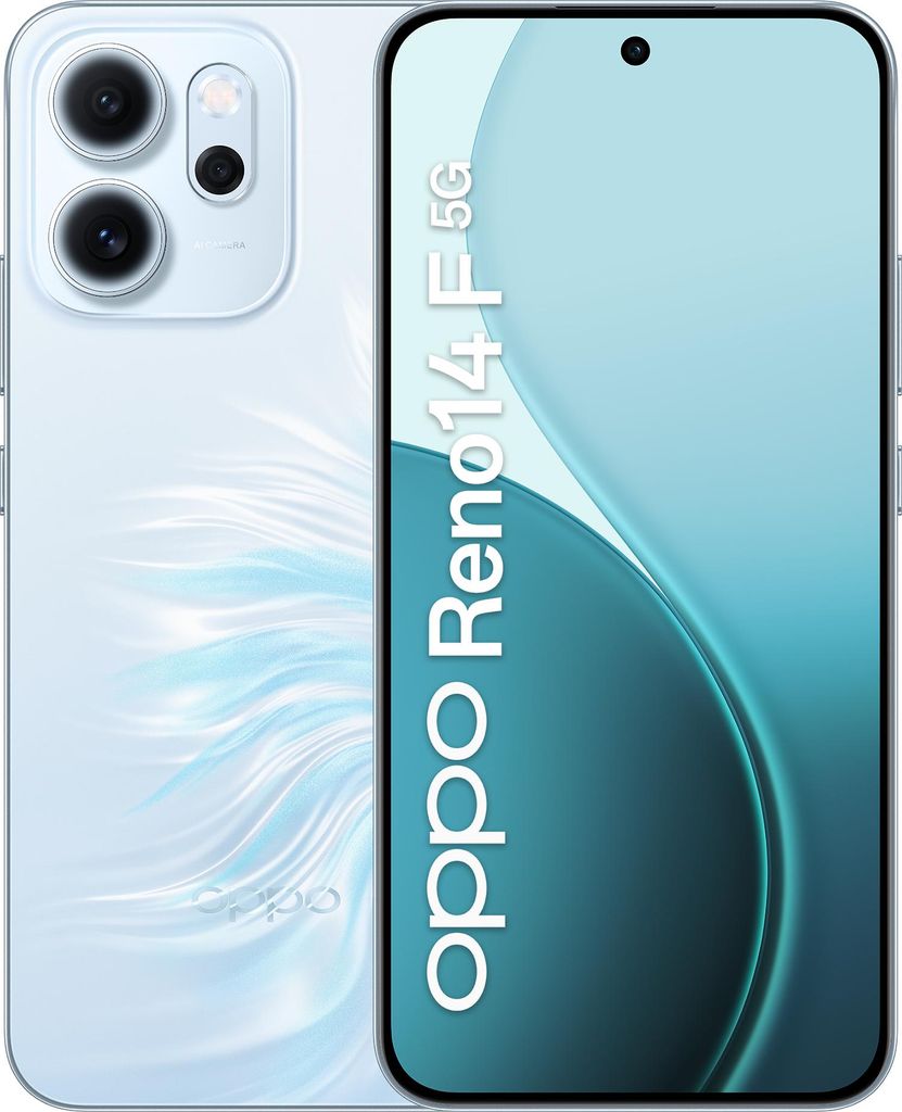 Oppo Reno 14F 8 + 256 GB 6.57 "5g Opal Blue Ita  Oppo Produktbild 
