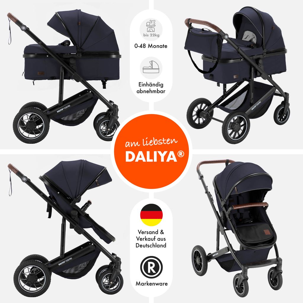 Daliya FLEXI-PRO M 2in1 Kombikinderwagen & Buggy,