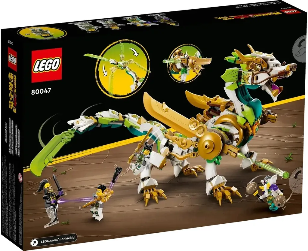 Jouet Dragon LEGO 80047 Monkie Kid Idéal pour Recréer les Combats de Mei