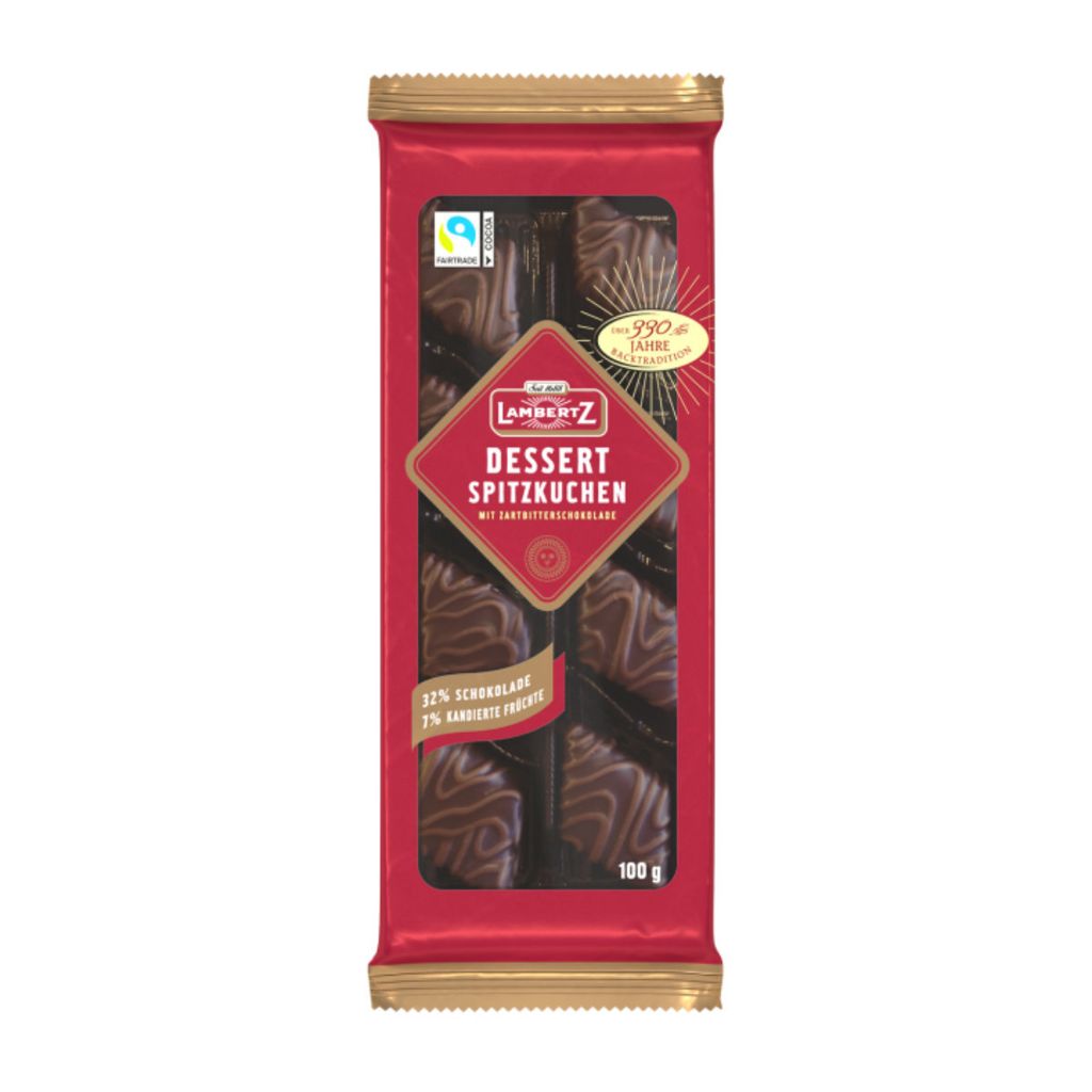 Lambertz Dessert Spitzkuchen überzogen mit Produktbild 
