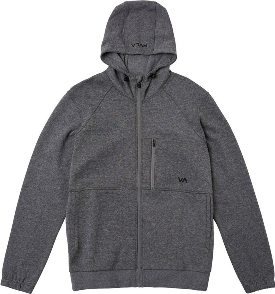 Rvca Va Sport Tech Reißverschlusspullover Grau S Mann Grau S