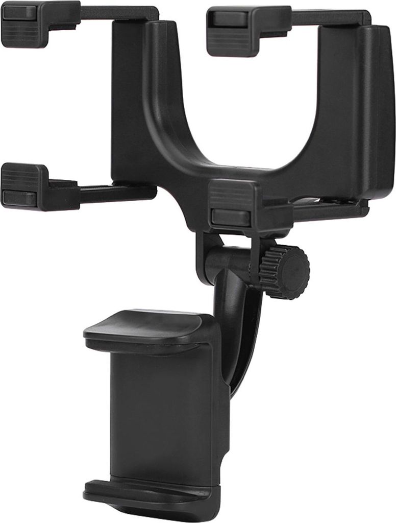 Einfache Installation Telefonhalter, Ständer, 360 -Grad -Rotationsmontage einstellbarer Armklemmhalter für das Auto -Smartphone