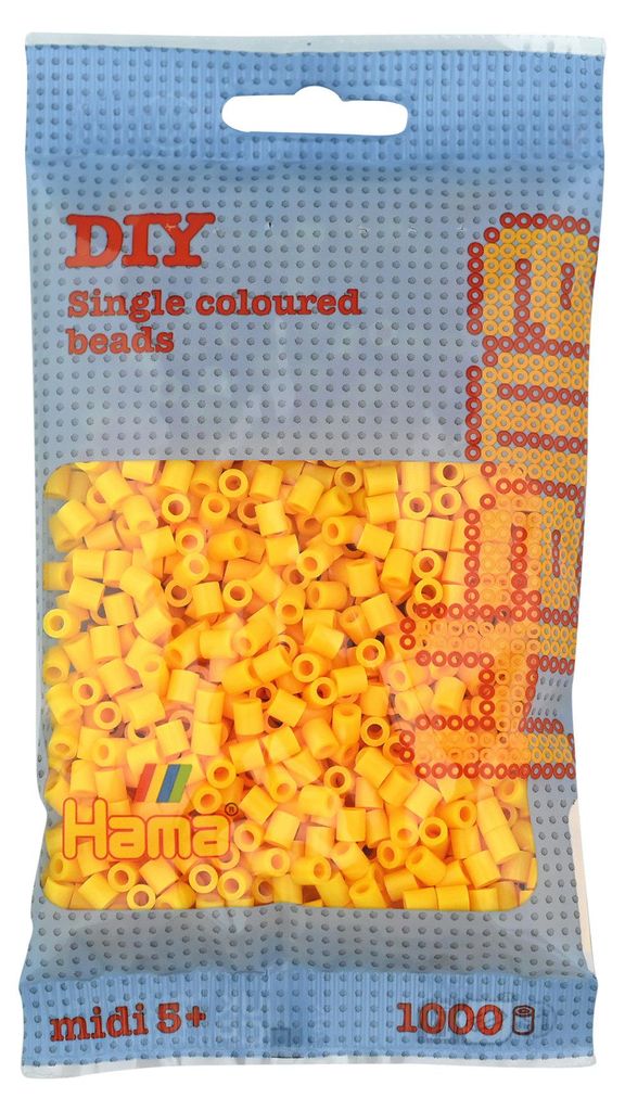 Koraliki do naprasowywania Dan Import Hama®, żółte, 1000 Zdjęcie produktu 