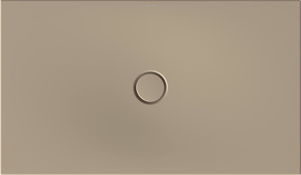 BetteFloor Duschwanne mit Minimum-Wannenträger und BetteGlasur Plus, 1200x700mm, 1672-415PLUS,T1