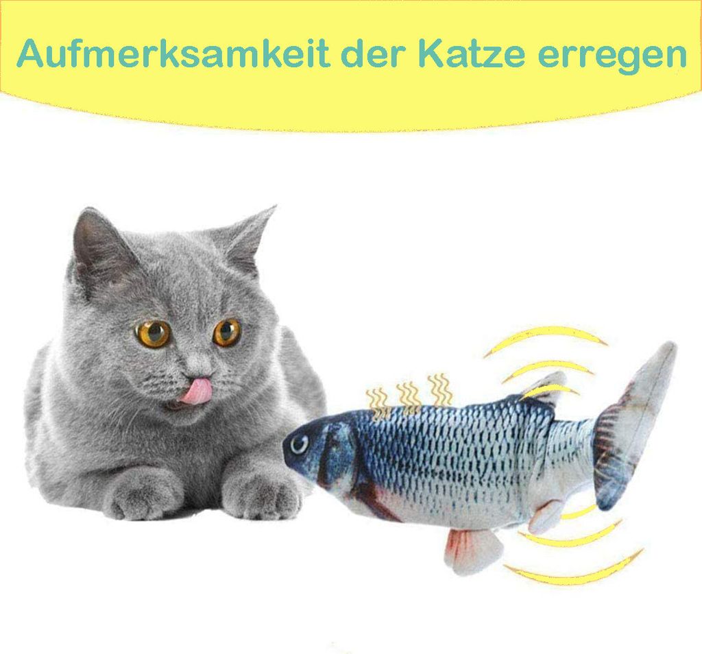 Hračka pre mačky Magic Fish s mačacou mätou, krúti sa ako Obrázok produktu 5