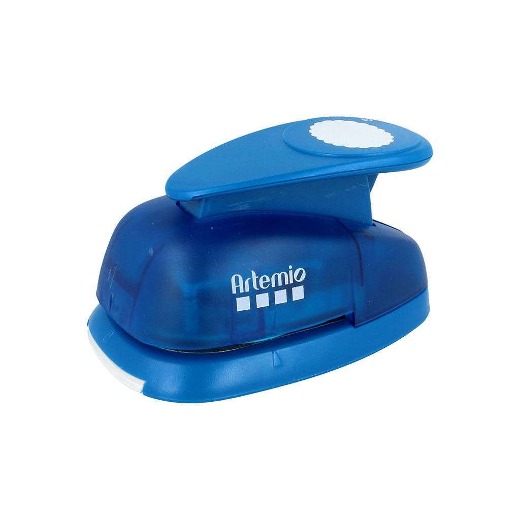 Ovaler Locher mit gezacktem Rand, 4,8 x 3,5 cm – Artemio