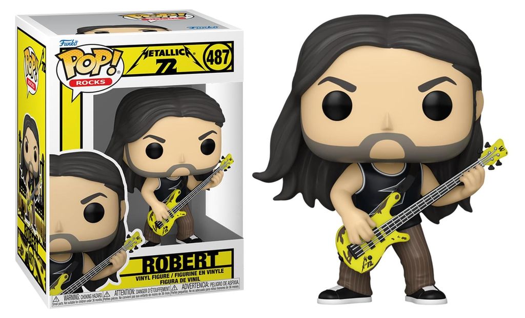 Funko Pop ! Metallica, numéro 72, Robert, 487 Image du produit 