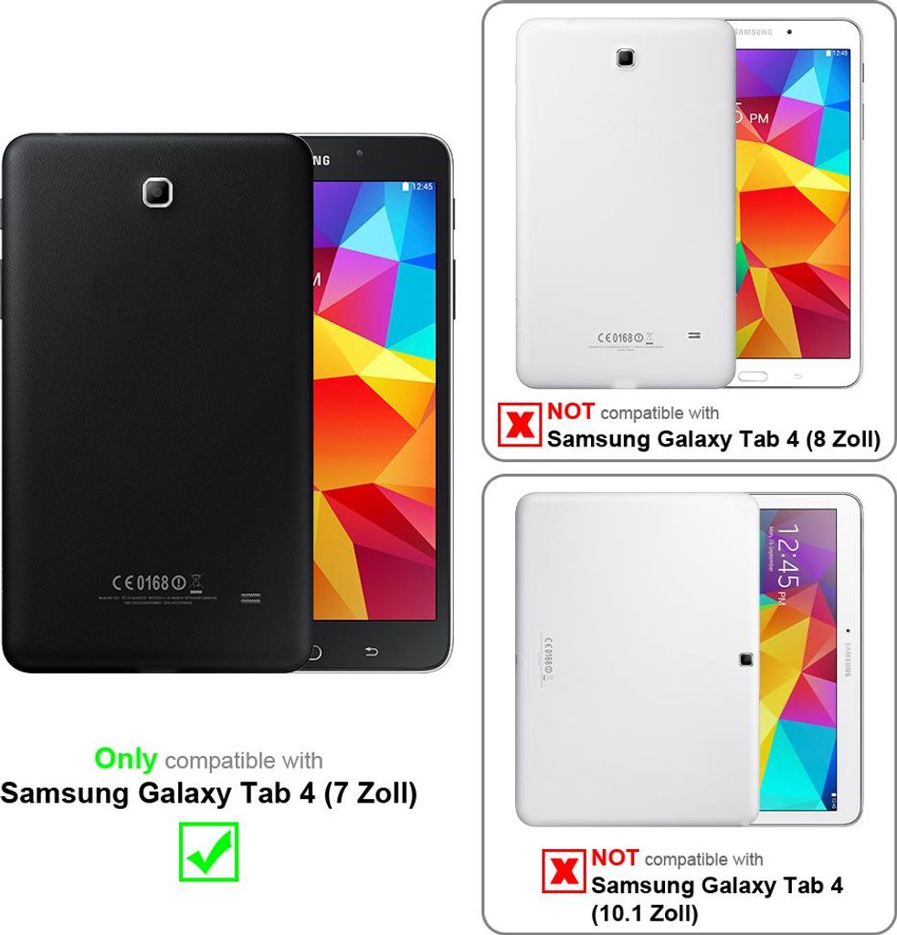 Cadorabo Handykette für Samsung Galaxy Tab 4 (7 Zoll) in LILA - Handy Hülle mit Verstellbaren Band Kordel zum Umhängen