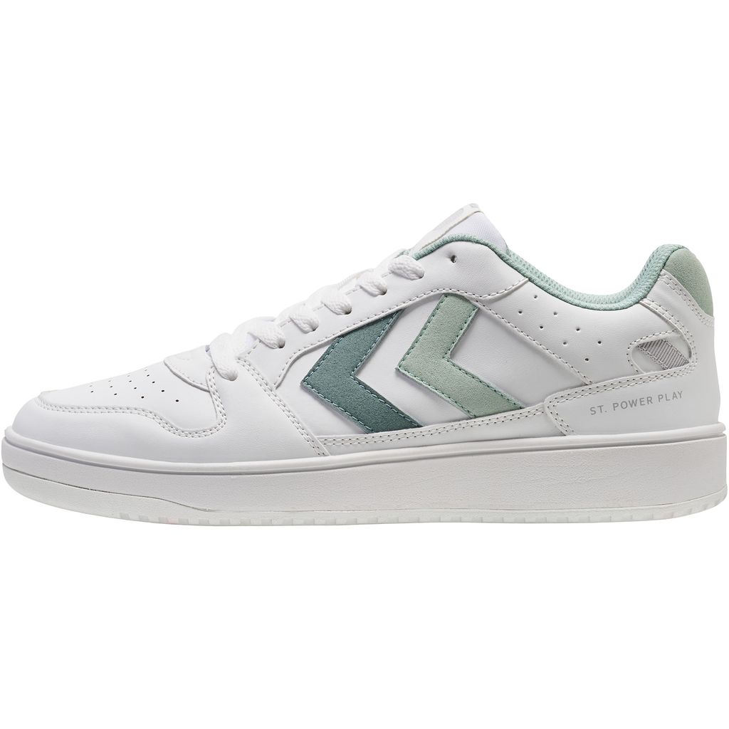 hummel St. Power Play Sneaker Damen 9151 - white/silt green 39