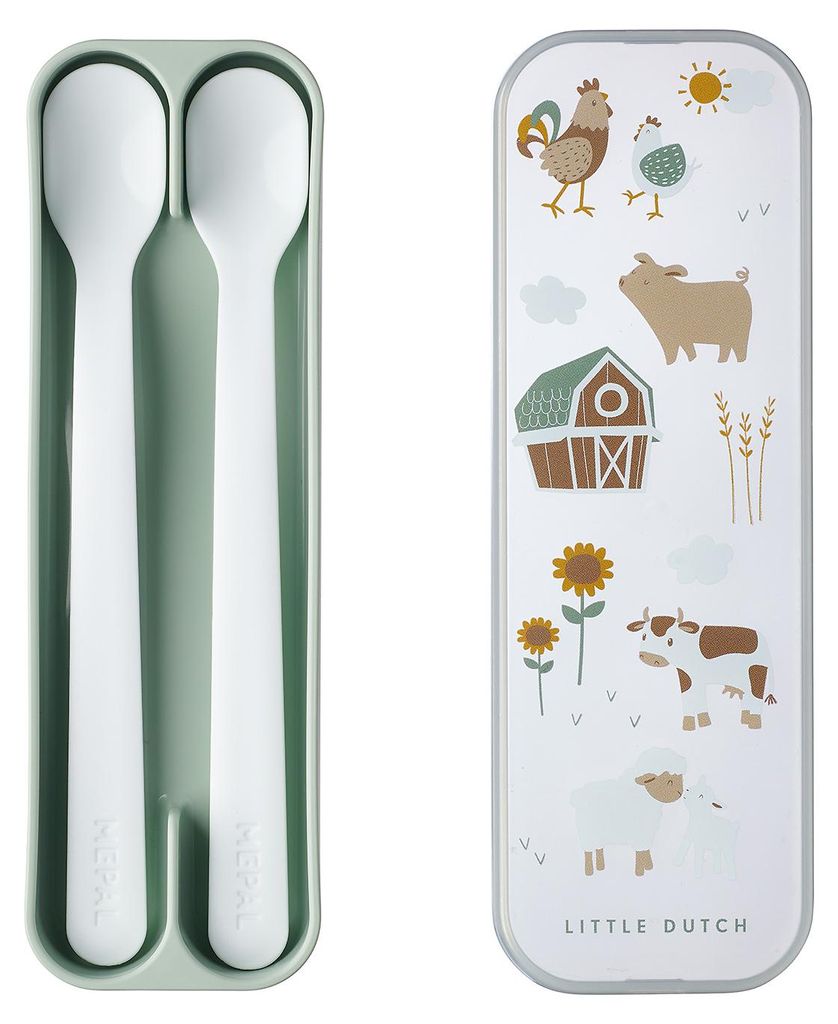 Mepal set fütterlöffel mio 2 stück - little farm 62 x 22 x Immagine del prodotto 
