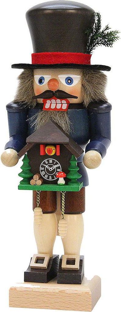 Schwarzwälder mit Kuckucksuhr (27,0cm) Nussknacker von Christian Ulbricht