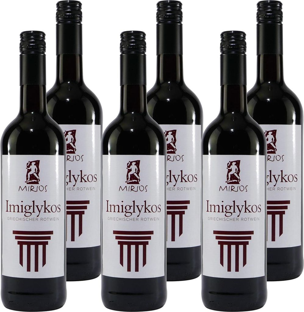 Mirios Imiglykos Rotwein -lieblich- (6 x 0,75L) Produktbild 