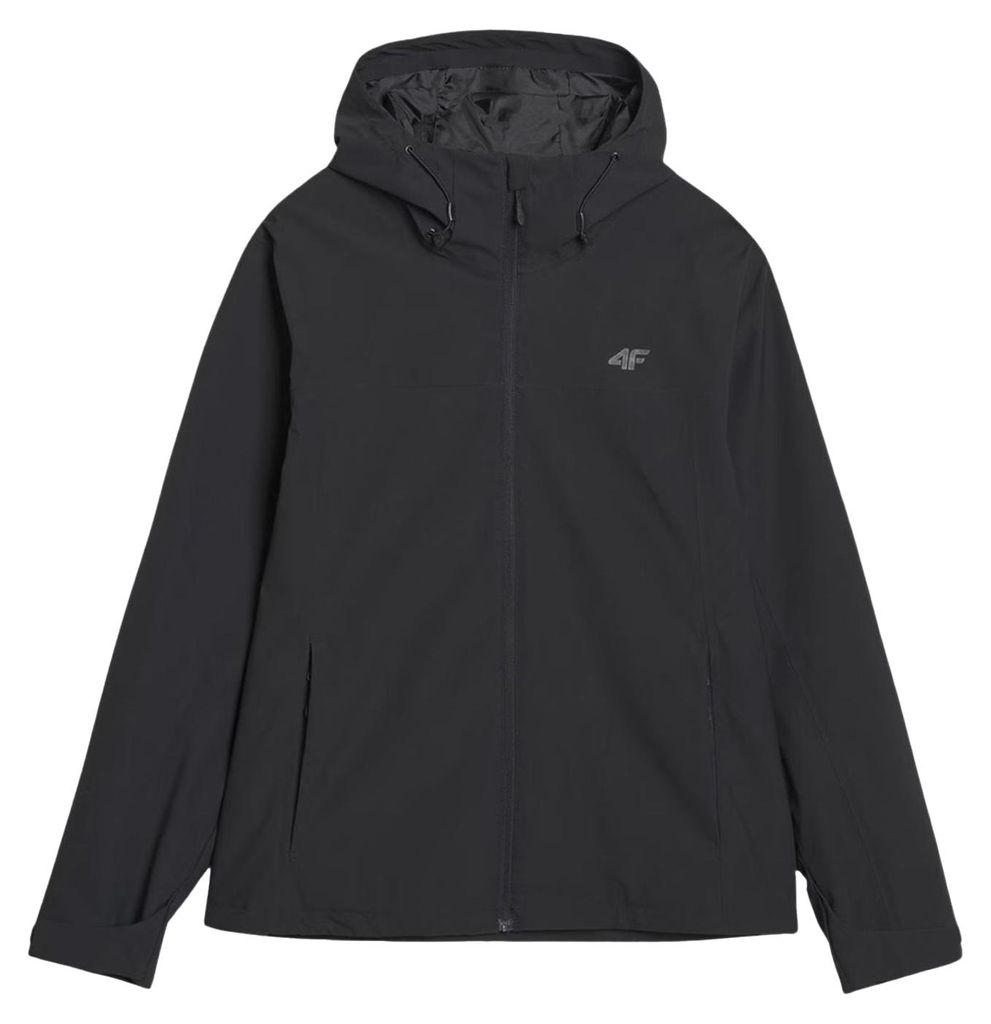 4F - "4FWSS25TTJAM703" Jacke, wasserfest für Herren PP6520 (S) (Schwarz)