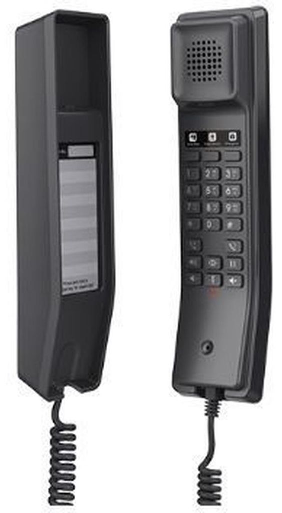 Grandstream GHP611W - IP-Telefon - Schwarz - Kabelgebundenes Mobilteil - 2 Zeilen - Gigabit Ethernet - 10,100 Mbit/s