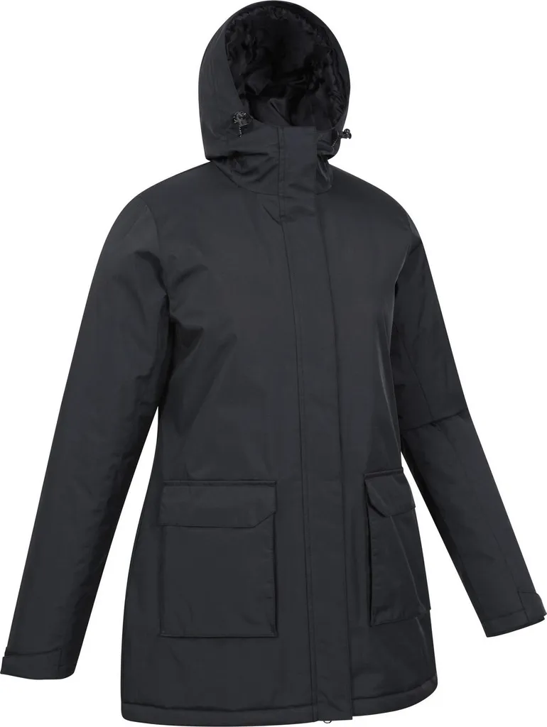Mountain Warehouse Ranger Parka Imbottito Nero Donna IT 42 - 4