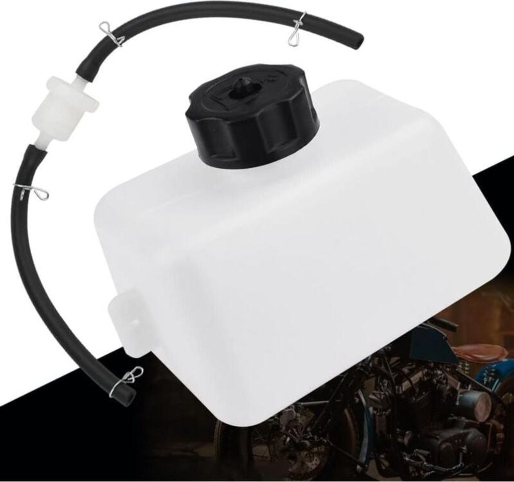 Motorrad-Dirtbike-Kraftstofftank-Öleinfüllset aus Kunststoff mit Filterschlauch, Kraftstofffilter und Verschlusskappe für 49ccm ATV Quad Pocket ...