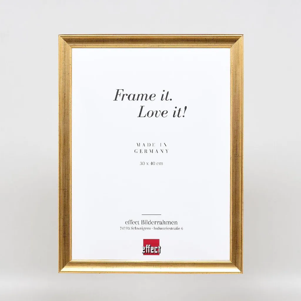 Cornice dorata 30x40 cm | Elegante cornice dorata per decorare con stile | Poster Store Italia